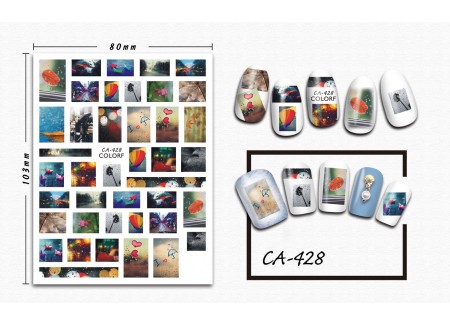 3D Nail Stickers - CA-428